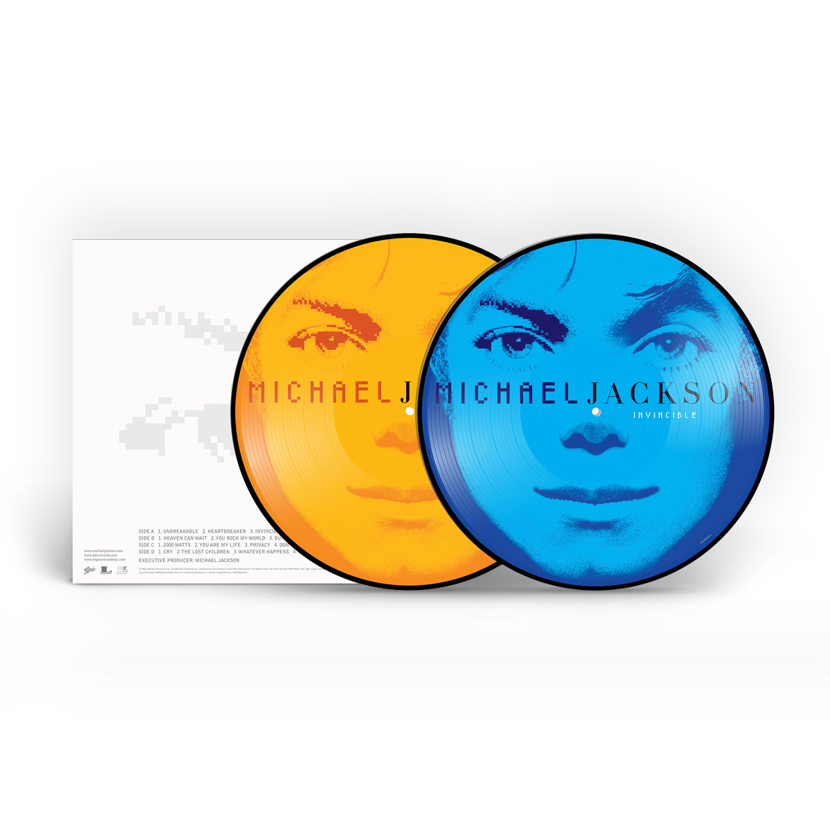 Invincible Picture Disc Double LP – Michael Jackson Invincible Picture Disc Double LP – Michael Jackson