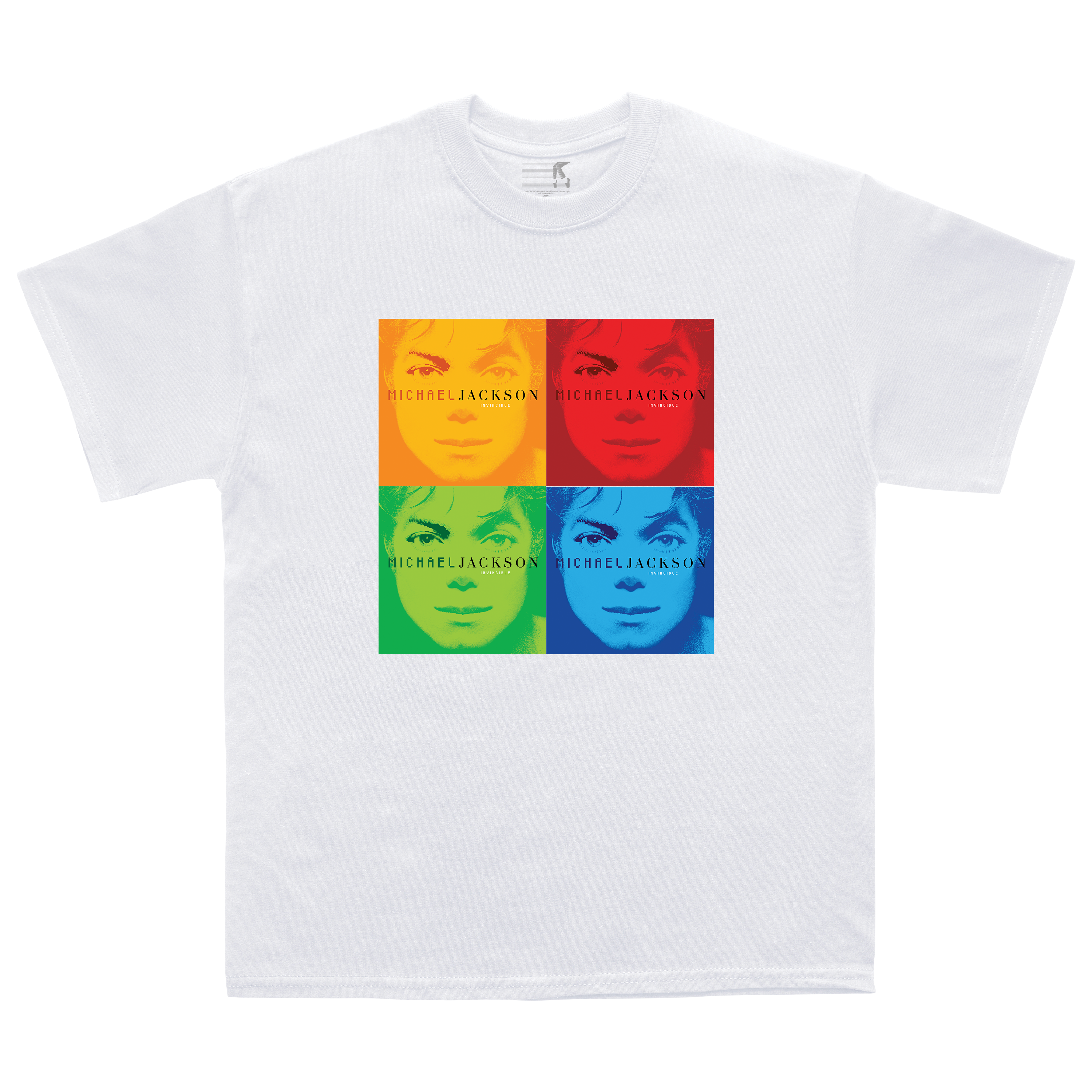 MICHAEL JACKSON Tシャツ　UNIVERSAL MUSIC公式　M Invincible Quad Album T-Shirt – Michael Jackson