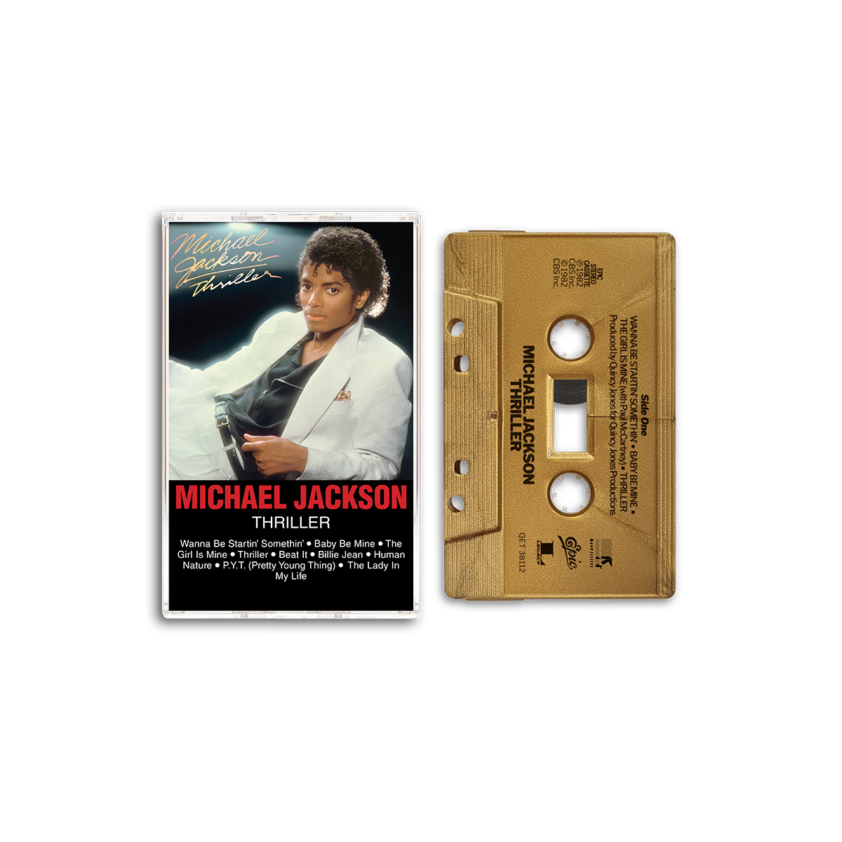 Thriller Gold Metallic Cassette – Michael Jackson