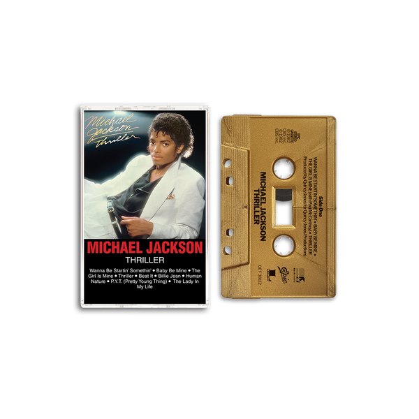 Thriller Gold Metallic Cassette – Michael Jackson