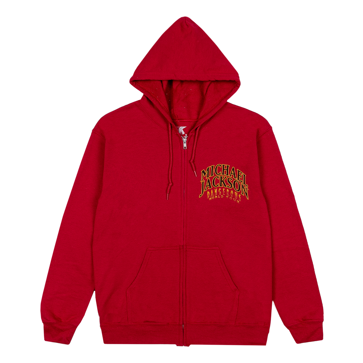 Michael Jackson Dangerous In Concert Burgundy Hoodie