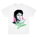 Michael Jackson Glow Photo White T-Shirt