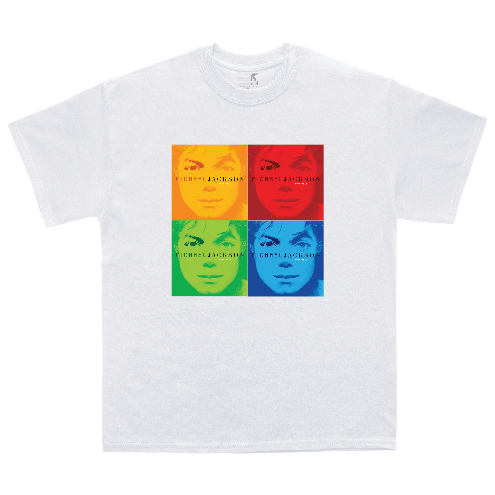 Invincible Quad Album T-Shirt – Michael Jackson